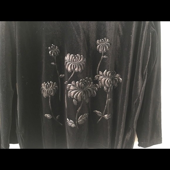 𝅺NWOT Superline USA Velvet Long Sleeve & Stretchy Pants Loungewear Set - Picture 2 of 2